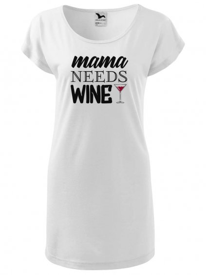 Dámské šaty Mama needs wine