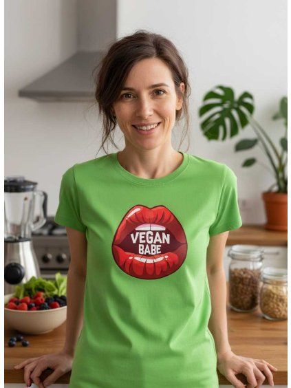 Dámské tričko vegan babe