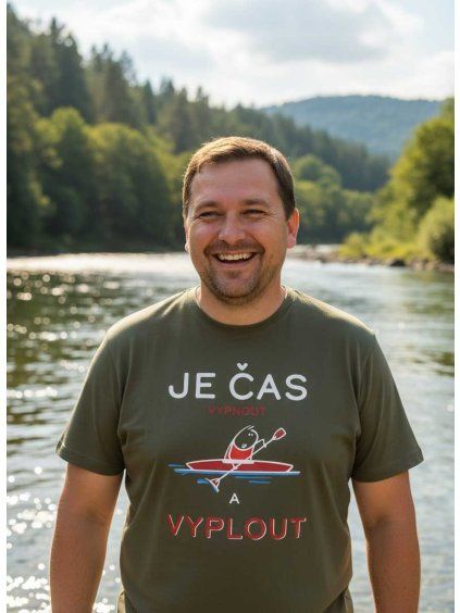pánské vodácké tričko vyplout