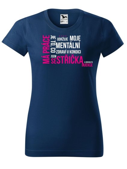 275 14 vtipne damske tricko s potiskem sestricka
