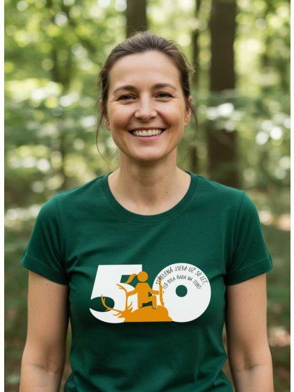 Dobrý triko Dámské tričko střelená 50 let