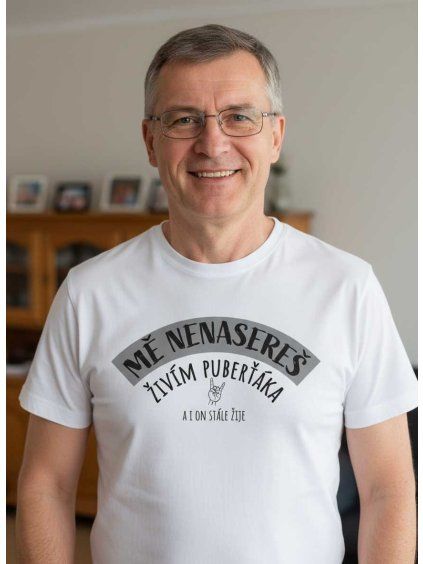 Dobrý triko pánské tričko živím puberťáka
