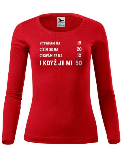 3627 2 damske triko s potiskem je mi 50