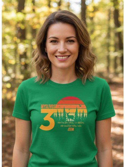 Dámské myslivecké tričko 30 let myslivost