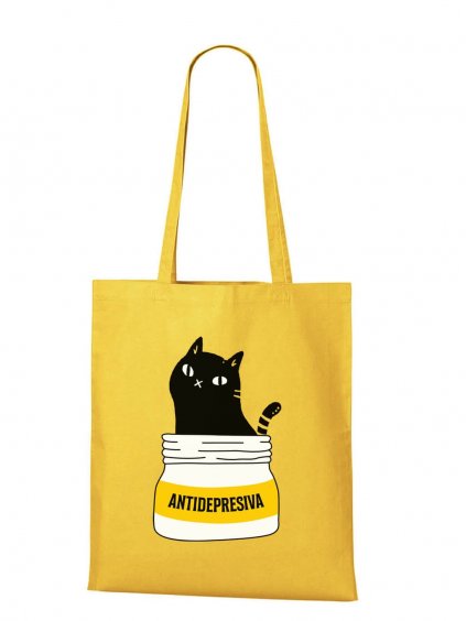 taška anti kočka žlutá