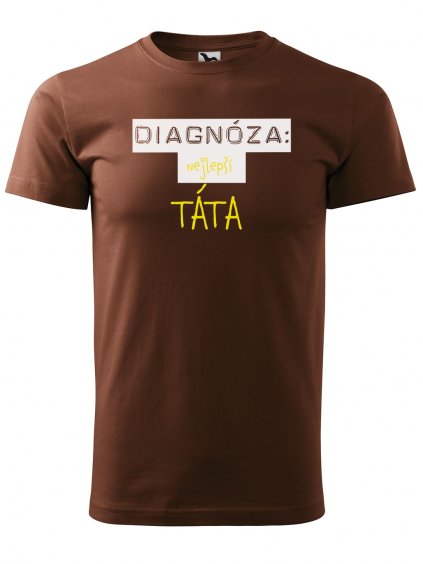 Pánské tričko s potiskem Diagnóza TÁTA