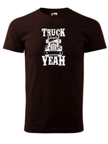 4203 12 panske tricko s potiskem truck yeah
