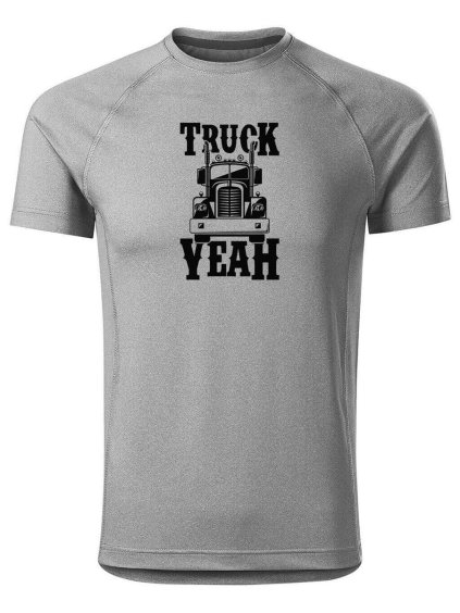 4218 7 panske funkcni tricko s potiskem truck yeah