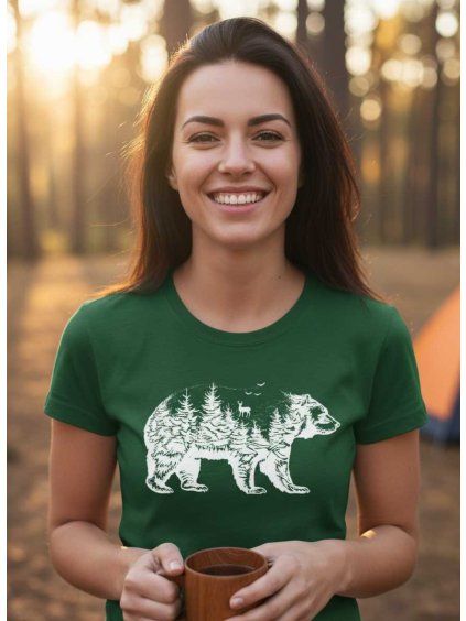 Dámské tričko medvěd