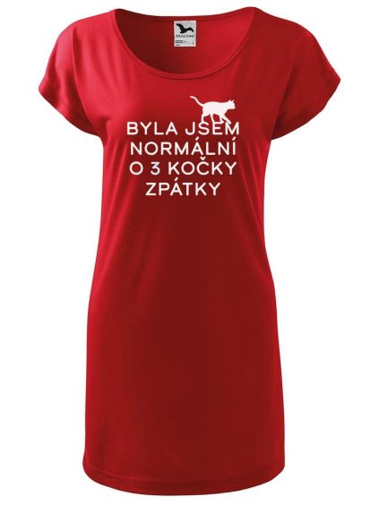 4806 2 damske tricko saty byla jsem normalni