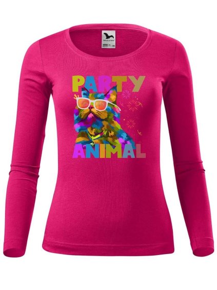 4929 7 damske triko s potiskem party animal