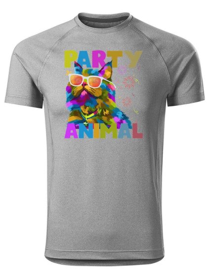 4938 7 panske funkcni tricko s potiskem party animal