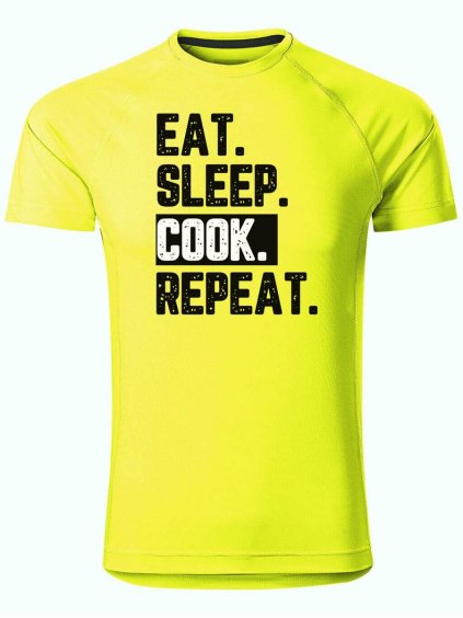 5271 6 panske funkcni tricko s potiskem cook