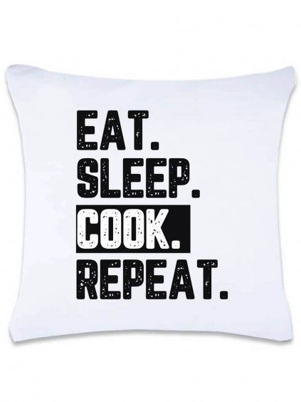 polštářek sleep cook repeat