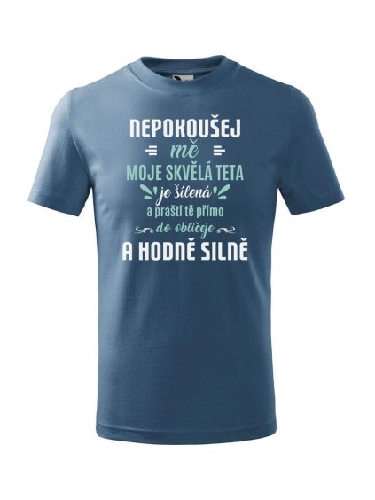 5395 6 detske tricko s potiskem silena teta