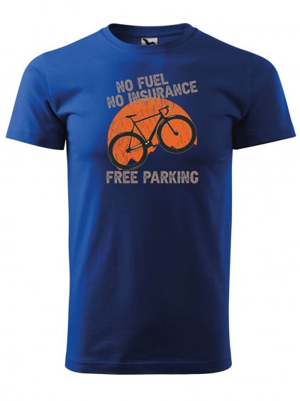 Pánské tričko s potiskem Free parking