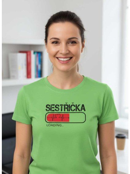 Dobrý triko dámské tričko sestřička loading