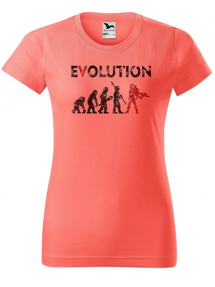 Dámské tričko Evoluce hrdinky