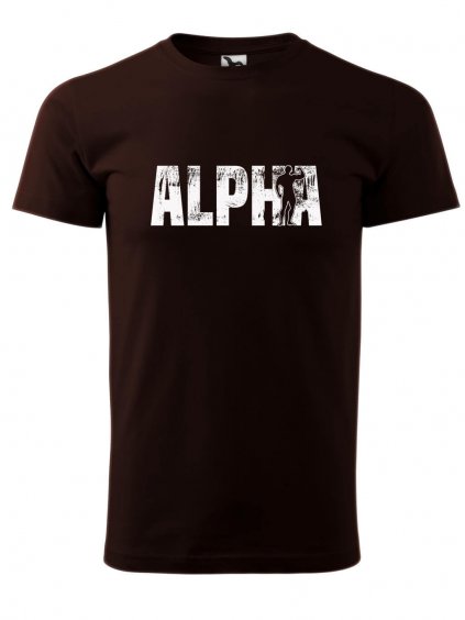 Pánské tričko s potiskem Alpha