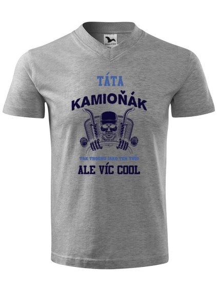 5760 6 panske v tricko s potiskem tata kamionak