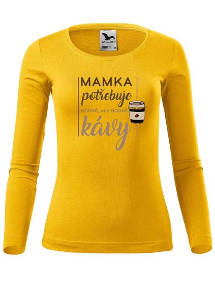 5976 7 damske bavlnene triko mamka potrebuje kavu