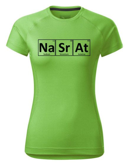 6387 damske funkcni tricko s potiskem na sr at