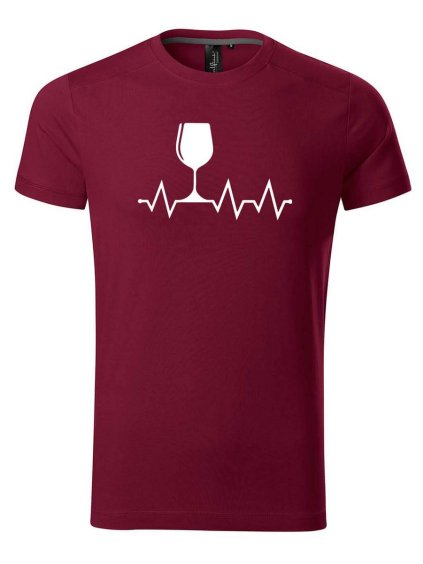 6426 4 panske tricko tep srdce vino