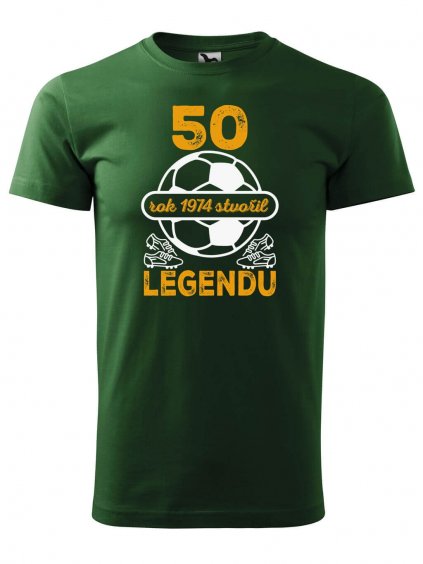Pánské tričko s potiskem 50 let legenda fotbal