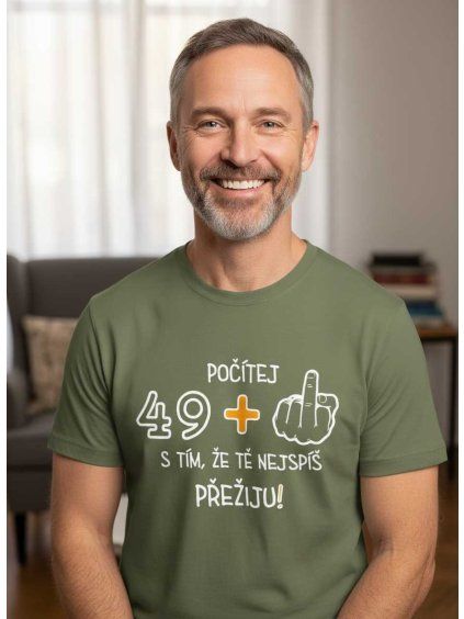 Pánské narozeninové tričko 4- + 1