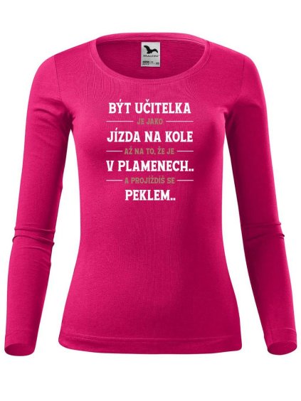 6669 7 damske bavlnene triko byt ucitelka