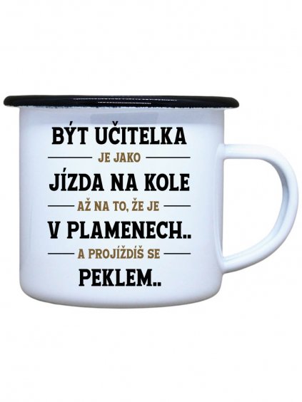 plecháček bílý učitelka kolo