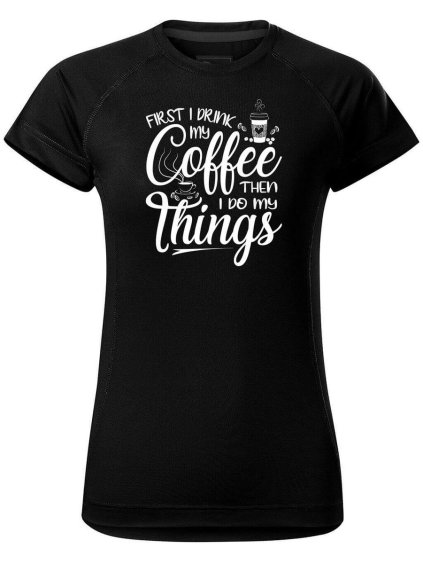6756 2 damske funkcni tricko coffee