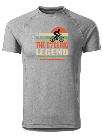 7023 7 panske funkcni tricko s potiskem cycling legend