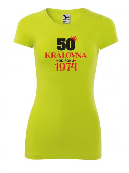 Dámské tričko 50 let královna