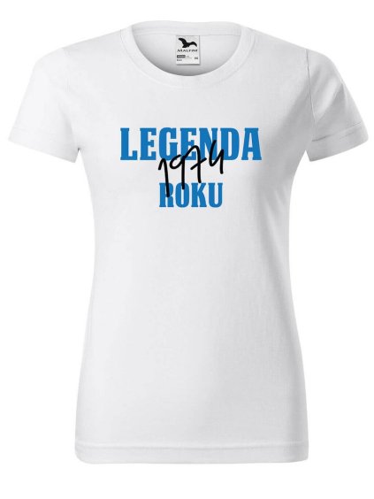 7312 2 damske tricko s potiskem legenda roku