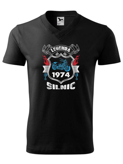 7375 1 panske v tricko s potiskem legenda silnic