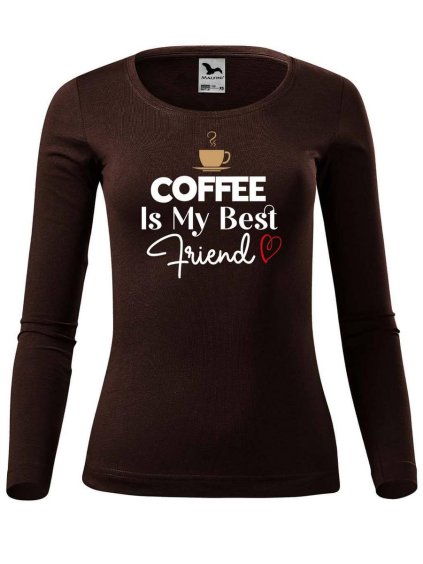 7477 3 damske bavlnene triko coffee is my friend