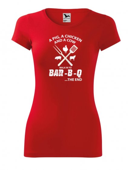 Dámské tričko BAR-B-Q
