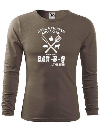7540 panske bavlnene triko bar b q