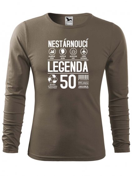 Pánské bavlněné triko Nestárnoucí legenda 50 let