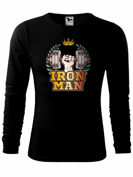 8152 2 panske bavlnene triko iron man