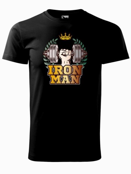8158 5 panske tricko s potiskem iron man