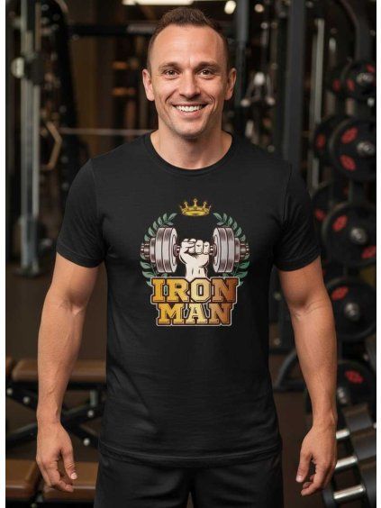 Dobrý triko pánské tričko iron man