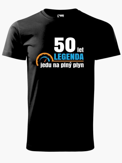 8365 5 panske tricko s potiskem jedu na plny plyn
