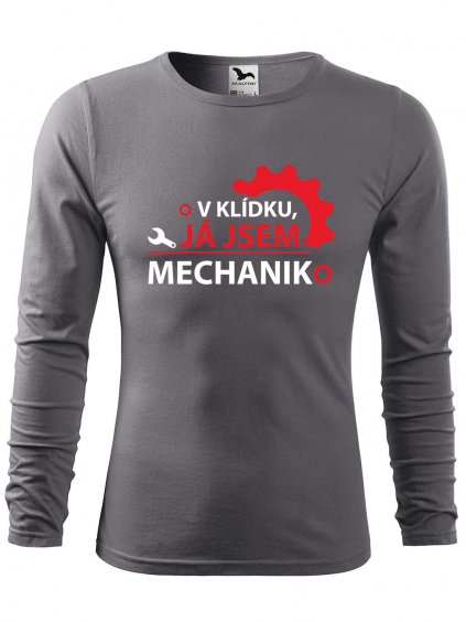 Pánské bavlněné triko Já jsem mechanik