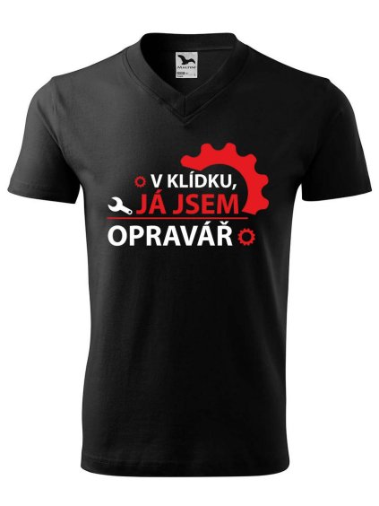 8491 1 panske v tricko s potiskem jsem opravar