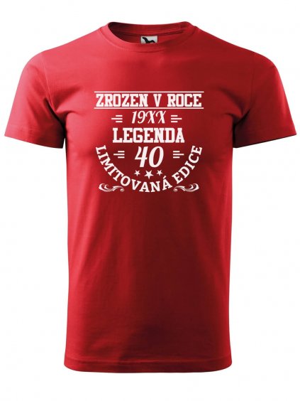 Pánské tričko s potiskem Limitovaná edice 40
