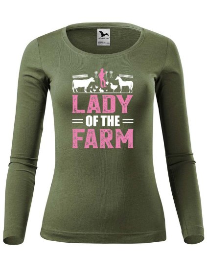 8908 4 damske bavlnene triko lady of the farm