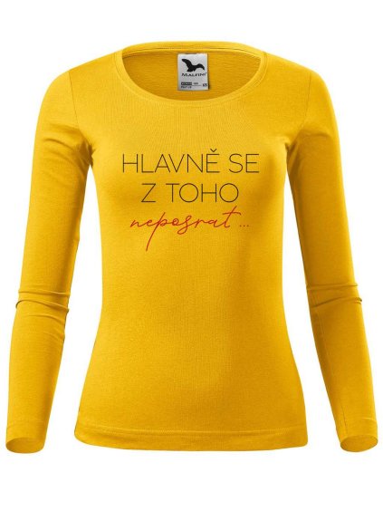 9127 10 damske bavlnene triko hlavne se z toho neposrat