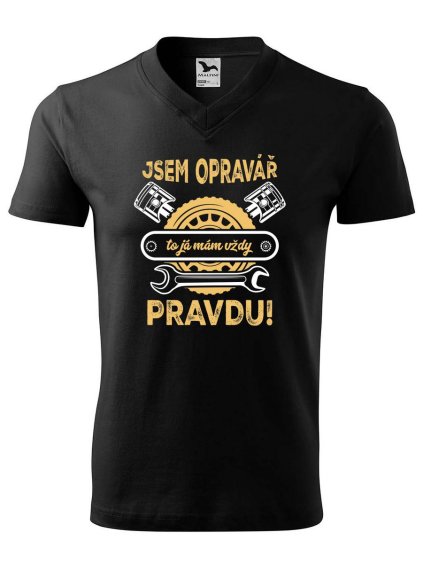 9268 1 panske v tricko s potiskem opravar ma vzdy pravdu
